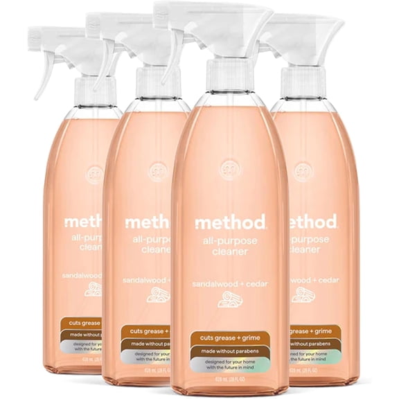 All-Purpose Cleaner, Sandalwood   Cedar, 28 fl oz, 4 pack