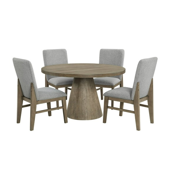 Picket House Furnishings Canal 5PC Standard Height Dining Set in Grey