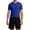 Blue, variant on Short Sets 2 Piece Sets Casual T Shirts and Shorts Summer Outfits for Men Beach Outfit Matching Set