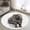 Grey1, variant on Round Area Rugs Collection 3 Ft, Funny Kangaroos Non-Slip Residential Carpet, Cute Art Fun Lovely Animals on Toilets Indoor Crawling Mats Doormat Runner Rugs Play Mat forBedroom