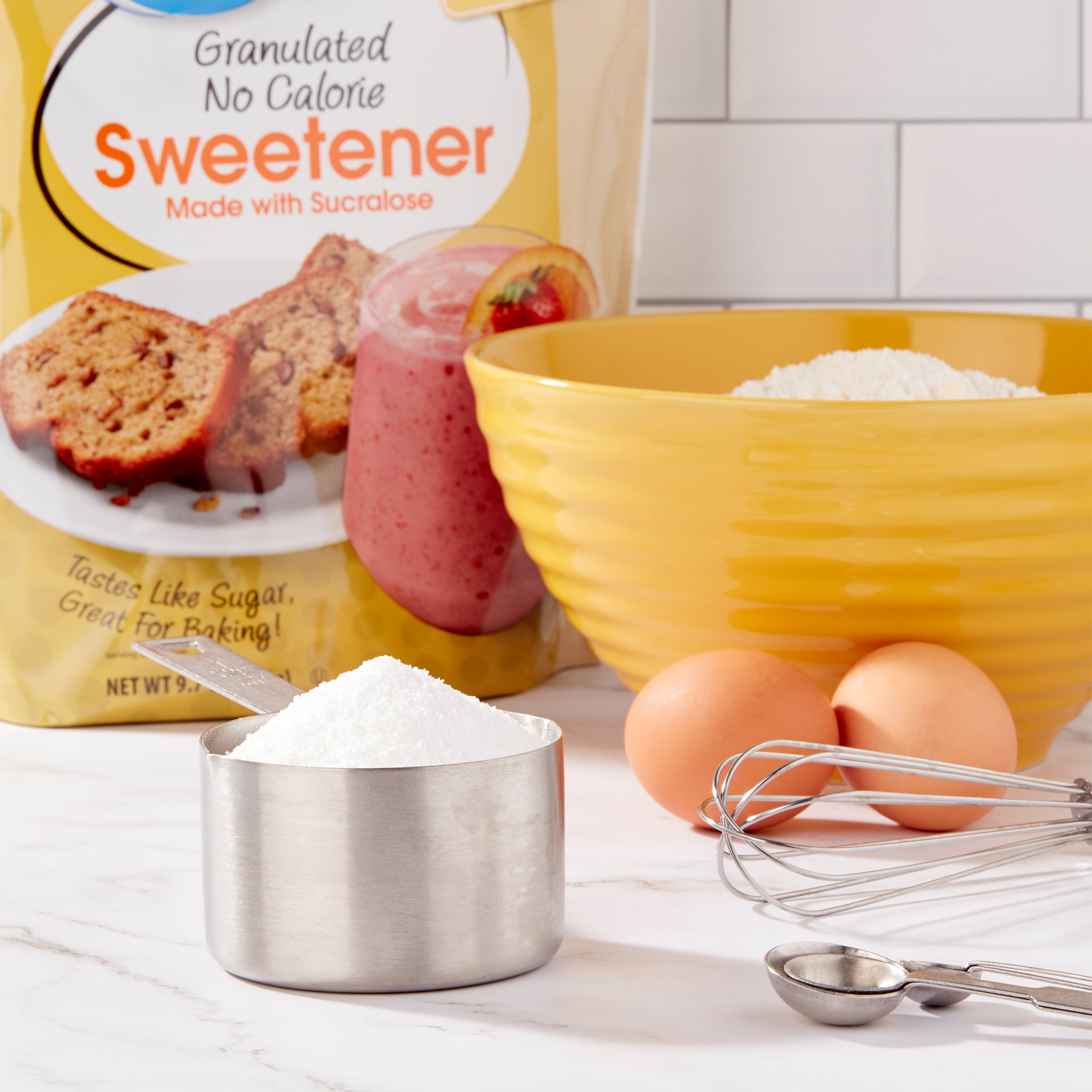 Great Value Granulated No Calorie Sweetener, Value Pack, 19.4 oz