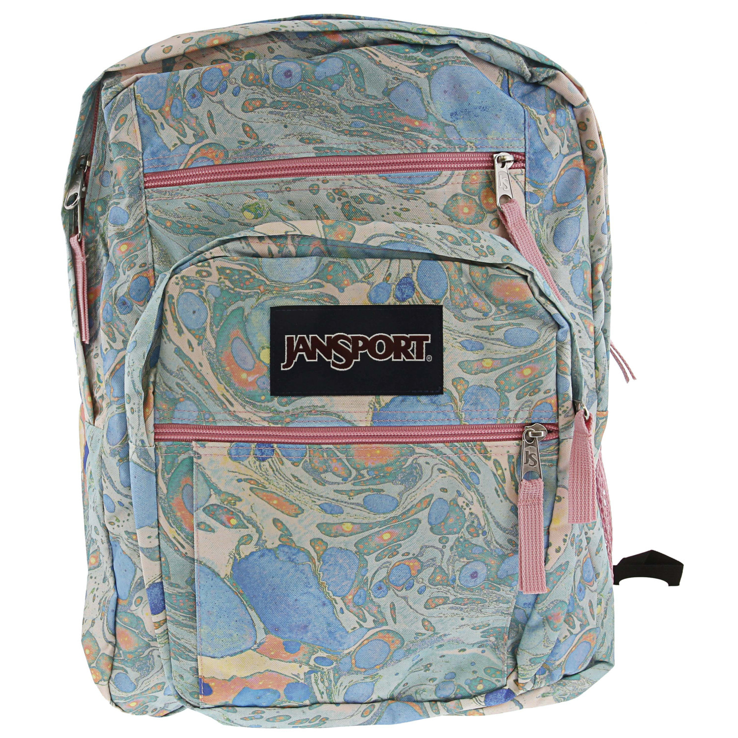 JanSport Big Student Polyester Backpack - Pastel Marble - image 1 of 3