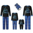 thumbnail image 5 of Christmas Family Pajamas Matching Set Christmas Tree Plaid Pants Sleepwear Loungewear, 5 of 7