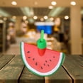 thumbnail image 4 of Jiibva Summer Fruit Cup with Lid, Reusable Watermelon Drinking Cup Novelty Party Cups for Birthday Tropical Luau Party Favor Supplies, 4 of 7