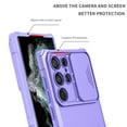thumbnail image 6 of SaniMore for Samsung Galaxy S24 Ultra Case, for Galaxy S24 Ultra Case with Slide Camera Cover Built-in Kickstand Dual Layer Hybrid Shockproof Cover for Galaxy S24 Ultra, Purple, 6 of 11