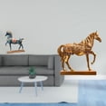 thumbnail image 2 of Figura de caballo,Figura de caballo Escultura animal coleccionable,Adorno de centro de mesa con estatua de caballo de resina,Estatuas de caballos,Estatuas de caballos Figura de caballo Figura, 2 of 8