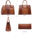 thumbnail image 3 of Dasein Women Handbags and Purses Ladies Shoulder Bag Top Handle Satchel Tote Work Bag with Matching Clutch, 3 of 8