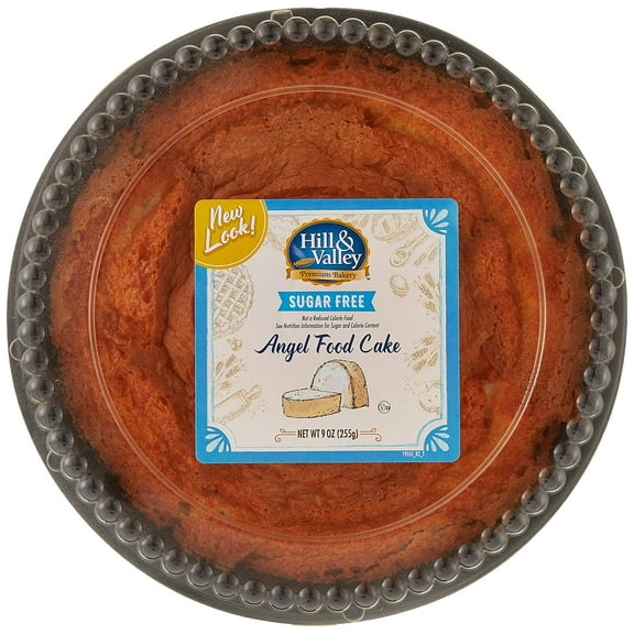 HIll & Valley Sugar Free Angel Food Cake | 9 Oz | Pack of 2