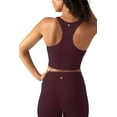 thumbnail image 7 of YITTY Active Women's UltraLuxe Built-in Bra Tank Top, Athleisure, 4-Way-Stretch, Burgundy, L, 7 of 7