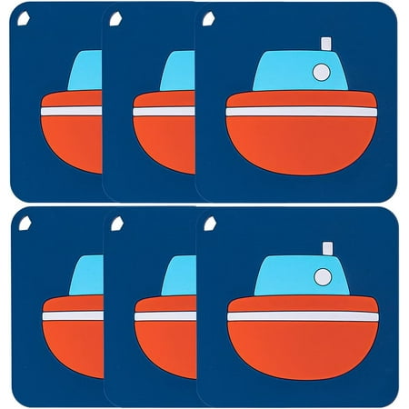 

PIKADINGNIS 6pcs Silicone Hot Bowl Mat 6-Inch Table Decoration Knife and Fork Rest