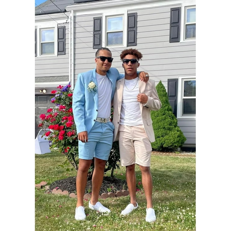 ETHAN Boys Grey Suits 2 Piece Short Suits for Boys Short Suits for Boys Prom Wedding Big and Tall Size 7 Years Walmart