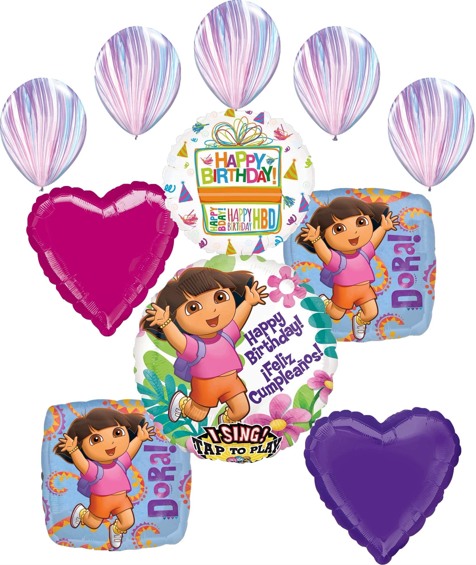 Dora the Explorer Party Supplies Birthday Balloon Bouquet Decorations