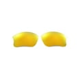 thumbnail image 4 of Walleva 24K Gold Polarized Lenses And Black Rubber Kit For Oakley Flak Jacket XLJ Sunglasses, 4 of 5