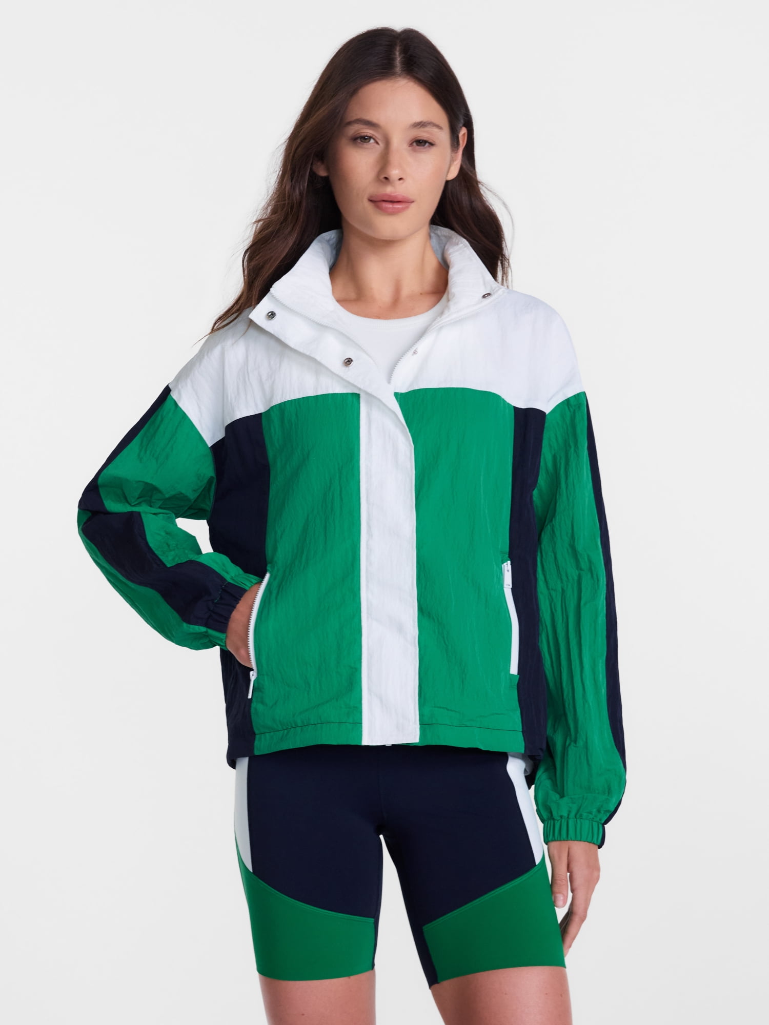 Avia Women's Colorblocked Full Zip Jacket, Sizes XS-XL