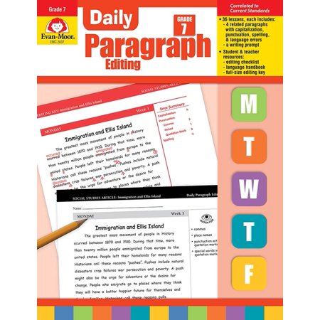 UPC: 9781609638320 | Daily Paragraph Editing: Daily Paragraph Editing  Grade 7 Teacher Edition (Paperback)