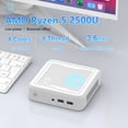 thumbnail image 4 of Genmachine nuevo AMD Ryzen 5 2500U hasta 65W Mini PC DDR4 hasta 32GB NVME SSD Wifi5 Bluetooth 4,2 computadora para juegos RX Vega 10 Graphice, 4 of 5