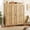 Natural, variant on 71 Inch Natural Farmhouse Armoire Wardrobe Cabinet with 4 Doors, Shelves and Hanging Rod for Bedroom