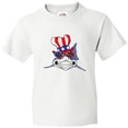 thumbnail image 3 of Inktastic 4th of July Patriot Shark Youth T-Shirt, 3 of 5