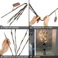 thumbnail image 5 of 20 LED Branch Twig Light Tree Light Flexible Branch Decoration Light for Indoor Home Shop Windows Vase Table Living Room, 5 of 9