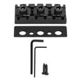 thumbnail image 1 of Locking Nut Kit, Adjusting Height Sturdy Easy To Install Guitar String Locking Nut Set Corrosion Resisting 42.5mm  For Maintenance Silver,Black, 1 of 8