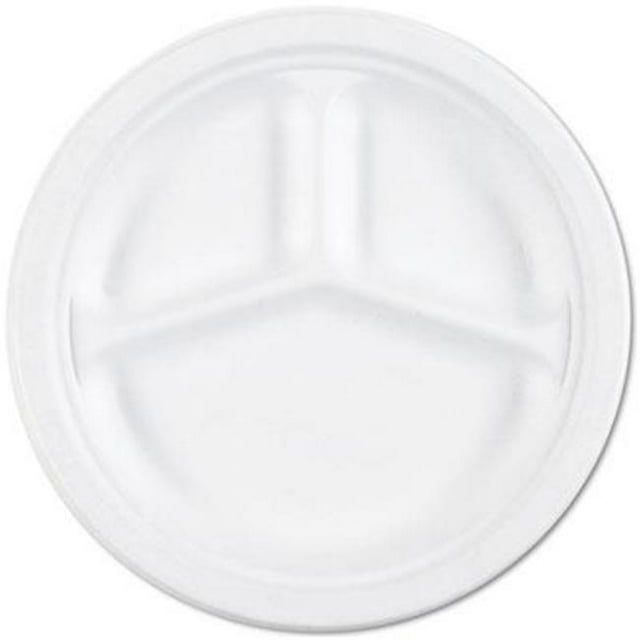 735001 10.25 x 0.87 in. Waterproof Paper Plates