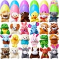 thumbnail image 1 of 24 Huevos de Pascua con Juguete, Plastico Huevitos de Pascua y Bonitos Peluches de Animales, para Búsqueda de Easter Egg, Regalos para Niños, 1 of 3