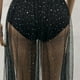 thumbnail image 5 of Falda lápiz transparente plisada con lentejuelas y encaje para mujer, para salir de noche - Vestido ajustado de tul brillante de cintura alta para fiestas, 5 of 8