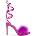 thumbnail image 2 of Madden Girl Womens Excitee Satin Feather Heels, 2 of 3
