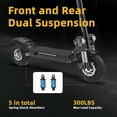 thumbnail image 6 of AJOOSOS X700 Electric Scooter for Adults, 45 mph & 50 Miles Long Range, 60V 3200W Dual Motor, Foldable, 6 of 11