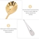 thumbnail image 5 of EeaseMX 4 cucharas de acero inoxidable para café, helado, postre y azúcar., 5 of 8