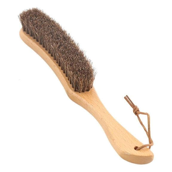 Sylvtty Clothes Brush Felt Cowboy Hat Cleaner with Wooden Handle Compact Portable Multipurpose Velvet Furniture Pet Hair Cleaning Brush
