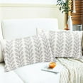 thumbnail image 2 of Decorative Throw Pillow Covers Set of 2 Black Fashion Polka dot Pillow Covers 18x18 Inch Throw Pillow Cover Linen Pillowcase Farmhouse Outdoor Pillow Covers for Couch Sofa Living Room, 2 of 6