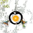 thumbnail image 2 of Coofit Bird Hanging Feeder Plastic Oval Shaped Hummingbird Feeder Parrot Feeder, 2 of 10