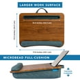 thumbnail image 5 of LapGear Portable Laptop Lap Desk, Fits up to 15.6" Laptop, Espresso Woodgrain, 5 of 7