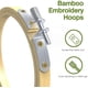 thumbnail image 2 of Caydo Juego de 6 aros de bordado de bambú, círculo de punto de cruz, anillo de aro de 4 a 10 pulgadas para bordado y punto de cruz, 2 of 7