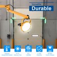 thumbnail image 2 of Mcwofi LED Loading Dock Lights 30W with Folding Arm 4200LM, 360° Rotatable, IP65 Heavy Duty wall Mounting Workbench Light for Warehouse Trailers Docks Container, ETL (2 PACK), 2 of 7