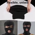 thumbnail image 2 of Viworld 3 Hole Full Face Cover Knitted Hat Balaclava Thermal Ski Mask Winter Warm Hat Outdoor for Men Women, 2 of 5