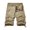Khaki, variant on XMMSWDLA Men's Cotton Casual Cargo Shorts with Multi Pockets(No Belt) Dark Blue Mens Swim Shorts