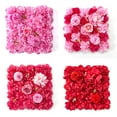 thumbnail image 6 of Flower Wall Decor Verdsylv 1 Panel 3D Artificial Rose Flower Wall Decor 15X15 Inch, Faux Floral Diy Panel for Wedding Party Photo Backdrop Home Decoration, Wedding Backdrop Flowers, D, 6 of 6