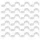 thumbnail image 3 of ColoMX 100pcs Simple Cable Fijación Hebillas Cable Organizadores Cable Fijador Accesorios, 3 of 7