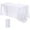 White, variant on YIMWNYI High-End Satin Tablecloth for Hotels, Weddings & Banquets, Elegant Polyester Fabric, Easy Clean & Durable, Perfect for Family Dinners, Restaurant Decor, Outdoor Picnics & Business Meetings