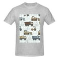 thumbnail image 4 of Bingfone Tractor And Dumper Men'S Loose Fit Short-Sleeve Pocket T-Shirt, 4 of 7