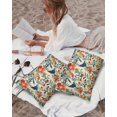 thumbnail image 3 of Outdoor Pillow Covers Pack of 2, Watercolor Flower Blue Bird on Retro Waterproof Throw Pillowcase Cushion Cases, Boho Floral Leaves Decorative Pillow Cover for Couch Sofa Home Bed Patio, 3 of 6