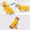 thumbnail image 2 of Waterproof dog skin coat with hood and reflector, suitable for dry and safe walking and dog playground, 2 of 4