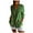 Green, variant on GEWSEY 3/4 Sleeve Button Down Shirts for Women Dressy Casual V Neck Solid Shirts Loose Fit Spring Tops for Women Khaki, S
