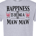 thumbnail image 4 of Inktastic Happiness is Being a Maw Maw with Butterflies T-Shirt, 4 of 5