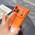 thumbnail image 2 of Decase for iPhone 17 Pro Max Rectangle Gradient Magnetic Case,Compatible with Mag-Safe,Silicone Slim Anti-Scratch Shockproof with Full Camera Lens Protection for Women Men Phone Case,Orange, 2 of 9