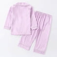 thumbnail image 6 of Toddler Girl Clothes Crew Neck Ruffle Long Sleeve Top Floral Print Pants Fall Winter Outfits Kids Clothing Sets 6 12 18 Months 2T 3T 4T 5T ChildrenPurple,3-4 Years, 6 of 8