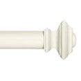 thumbnail image 3 of Ivilon Drapery Treatment Window Curtain Rod - Square Design 1 1/8 Rod. 120 to 240 Inch - Ivory/White, 3 of 6