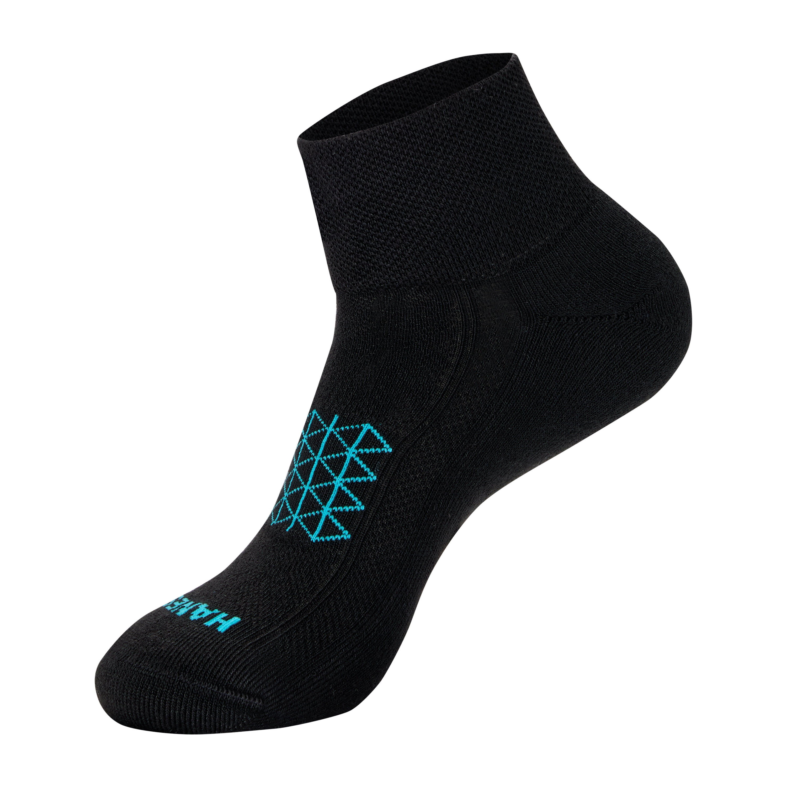 Hanes Mens Ankle Socks, 3-Pack, Absolute Run Quarter Socks for Men, Moisture-Wicking, Cushioned